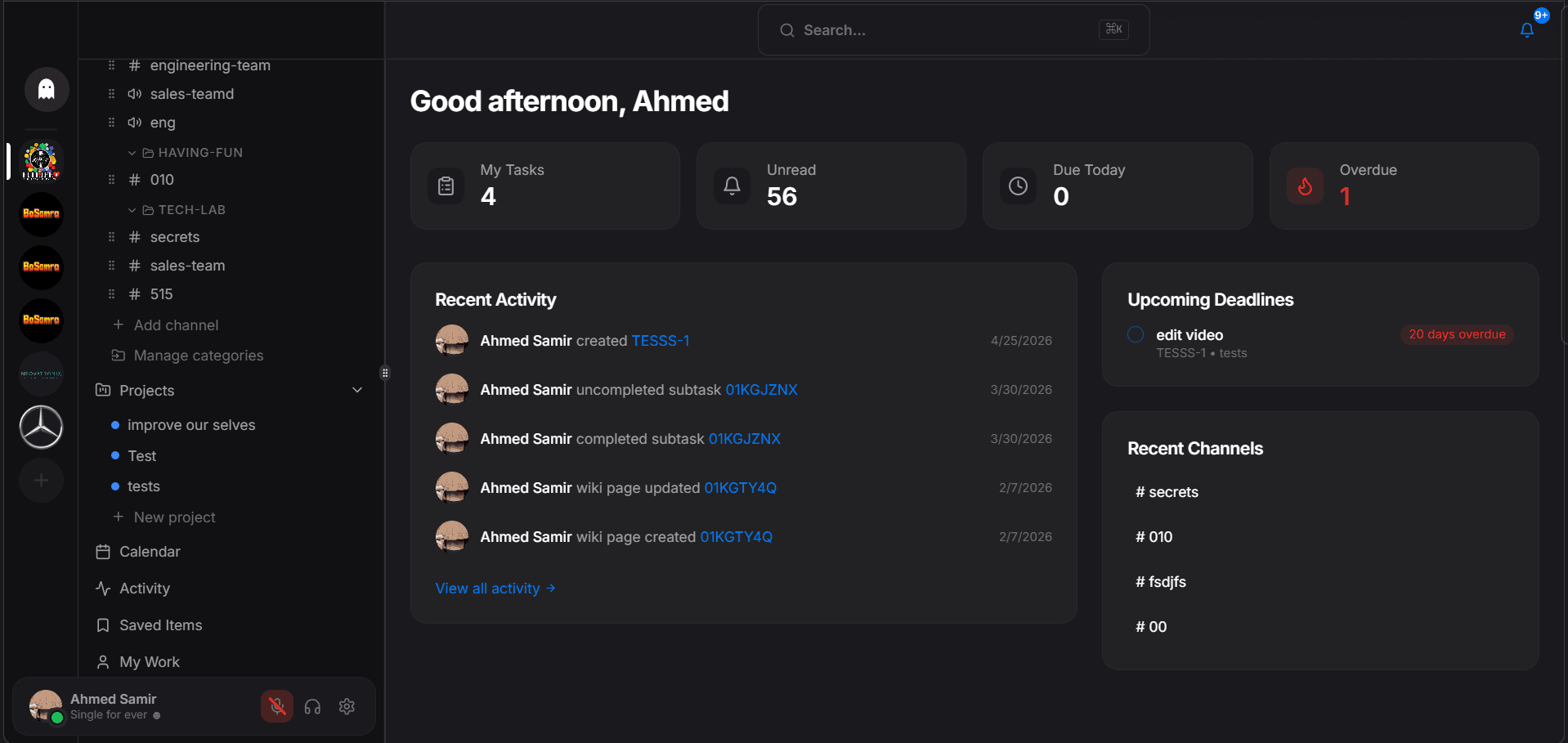 TerminalSpace - A unified home for every team